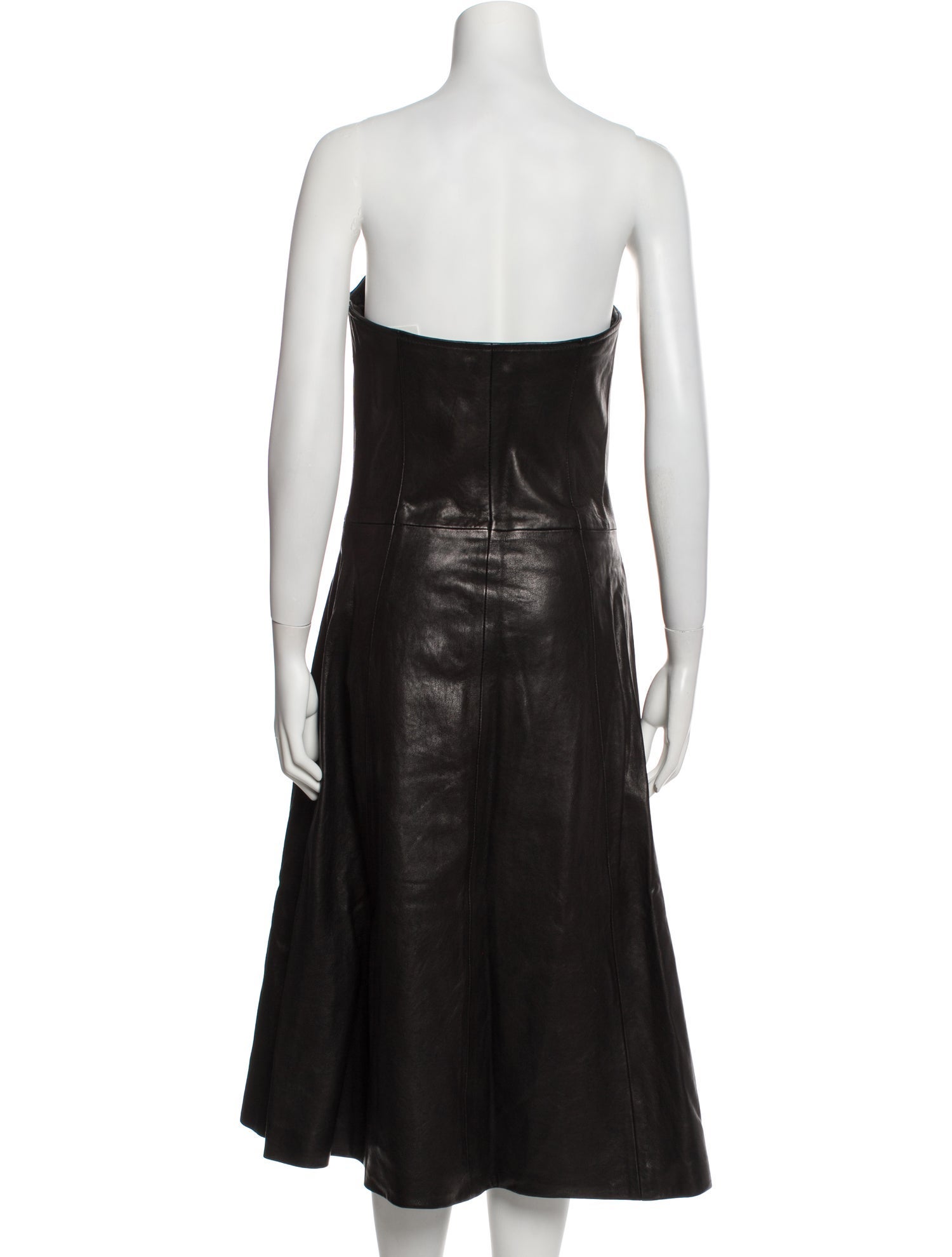 Khaite Leather Dress - Black Dresses, Clothing - KHAIT79313 | The RealReal