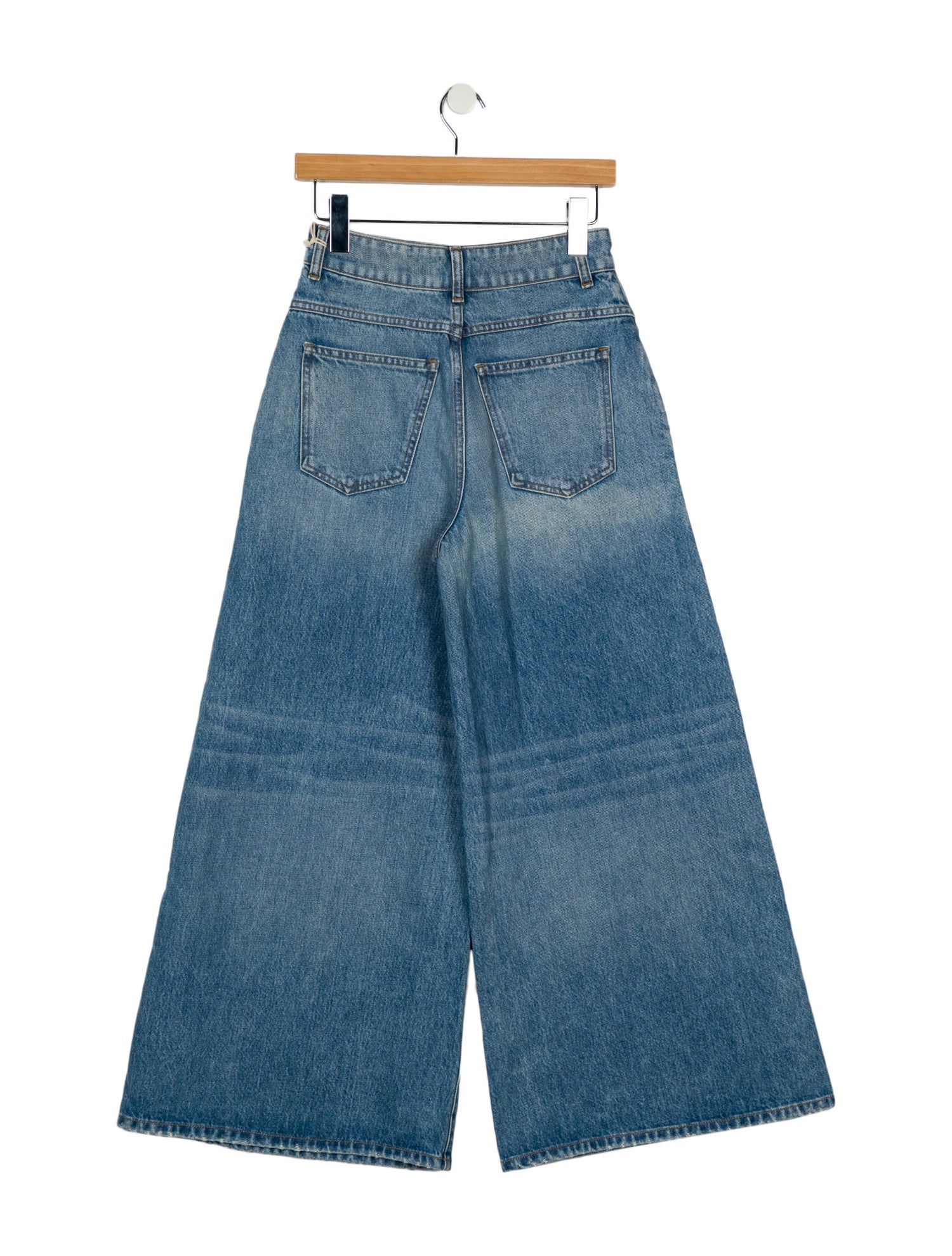 Khaite High-Rise Wide Leg Jeans w/ Tags