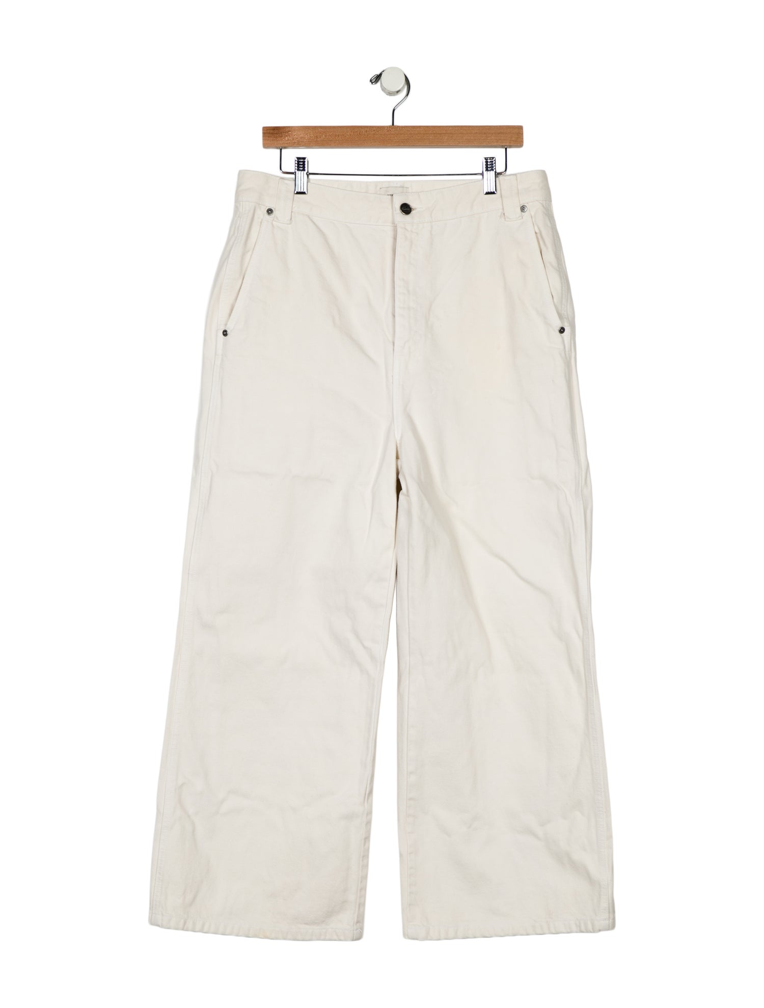 Khaite High-Rise Wide Leg Jeans