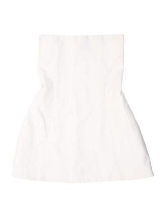 Khaite Strapless Mini Dress
