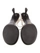 Khaite Leather T-Strap Sandals