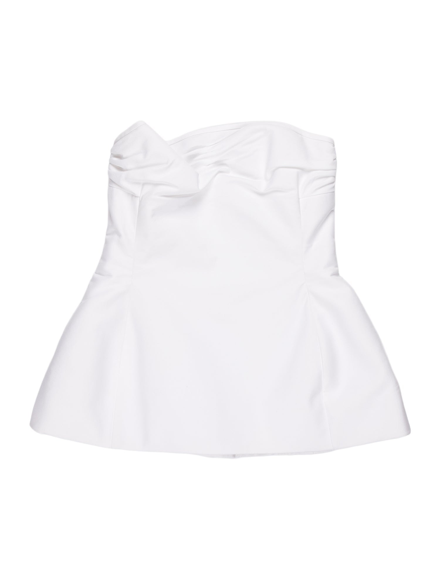 Khaite Strapless Crop Top