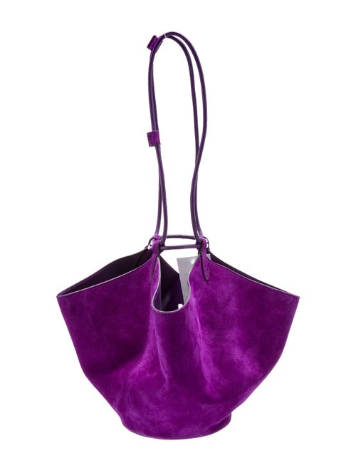 Khaite Suede Top Handle Bag