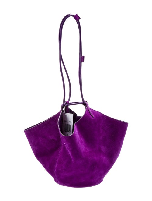 Khaite Suede Top Handle Bag