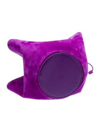 Khaite Suede Top Handle Bag