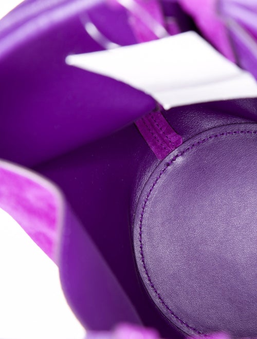 Khaite Suede Top Handle Bag