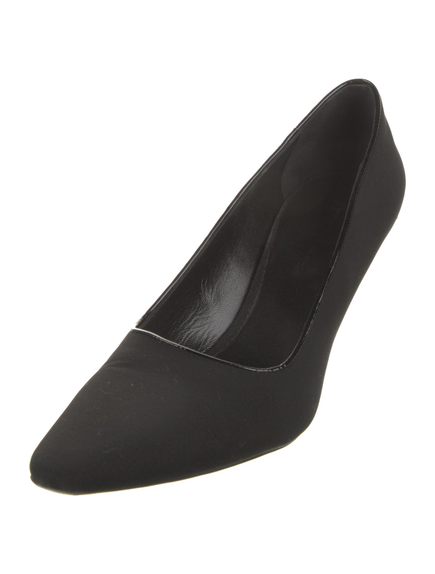 Khaite Satin Leather Trim Embellishment Pumps