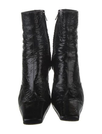 Khaite Patent Leather Sock Boots