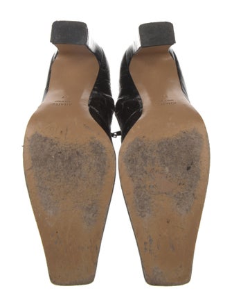 Khaite Patent Leather Sock Boots