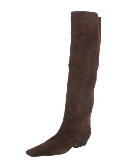 Khaite Suede Riding Boots