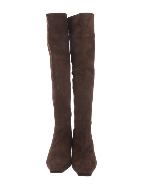 Khaite Suede Riding Boots