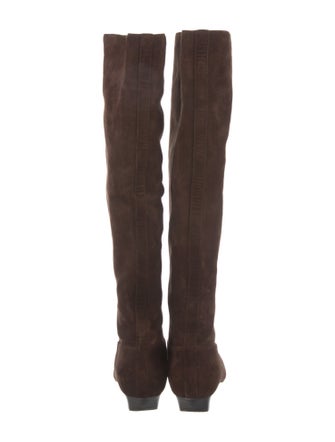 Khaite Suede Riding Boots