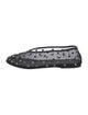 Khaite Mesh Crystal Embellishments Ballet Flats