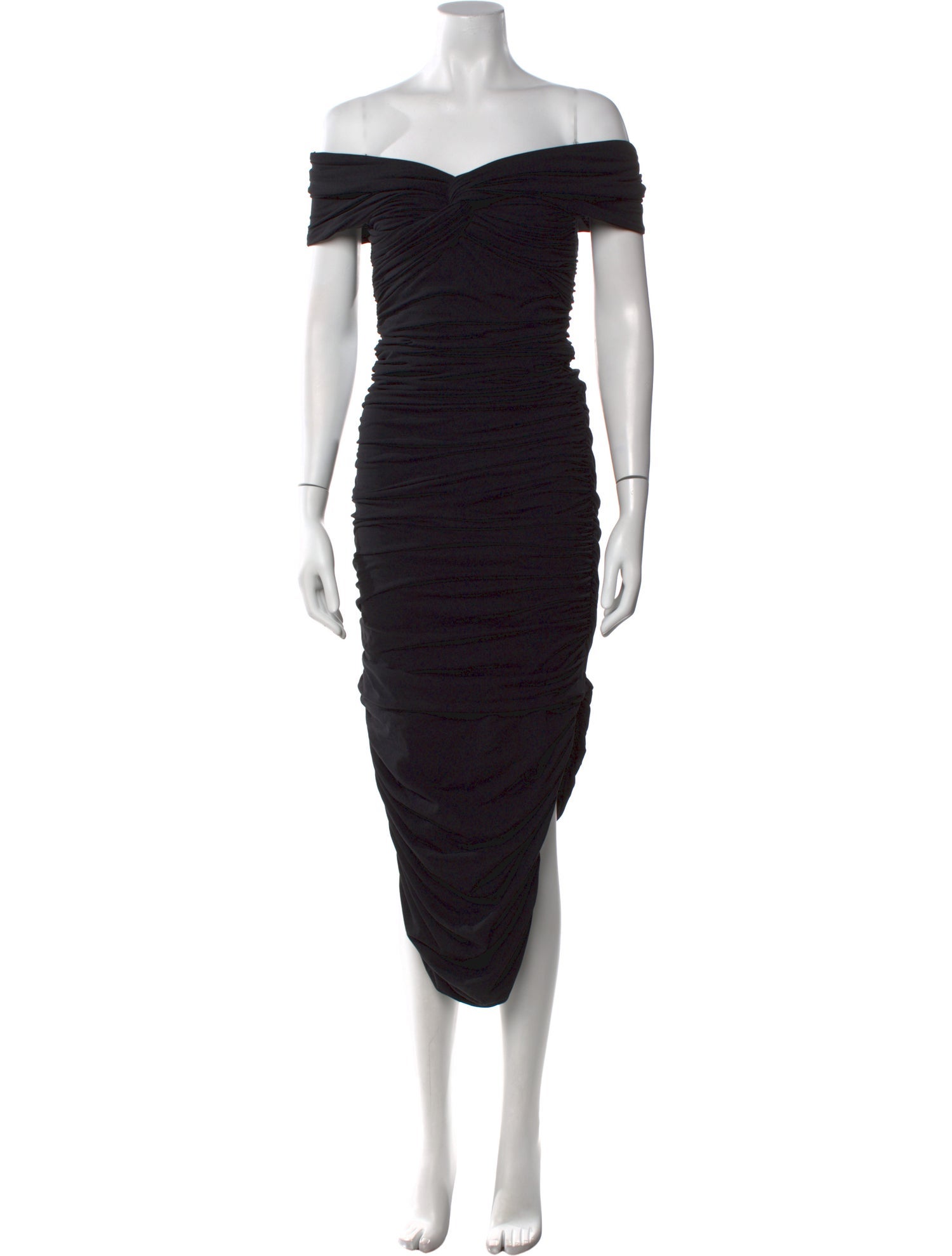 Khaite Off-The-Shoulder Long Dress