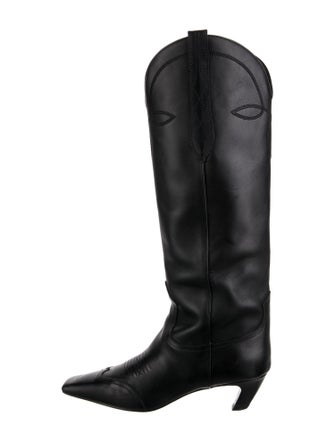 Khaite Leather Riding Boots