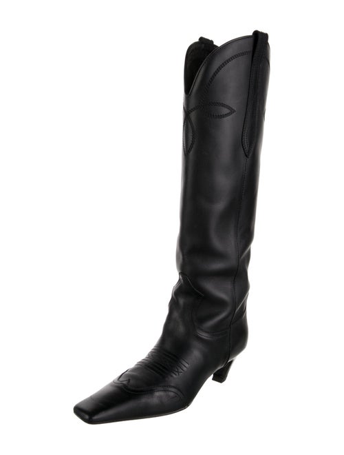 Khaite Leather Riding Boots