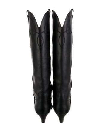 Khaite Leather Riding Boots