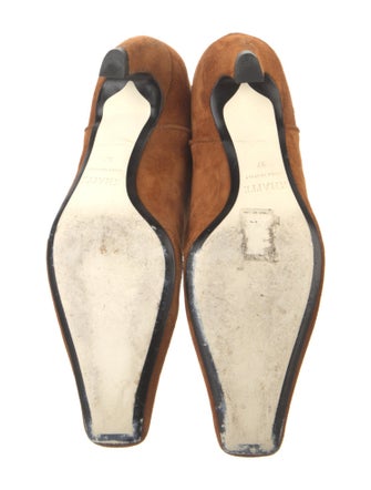 Khaite Suede Western Boots