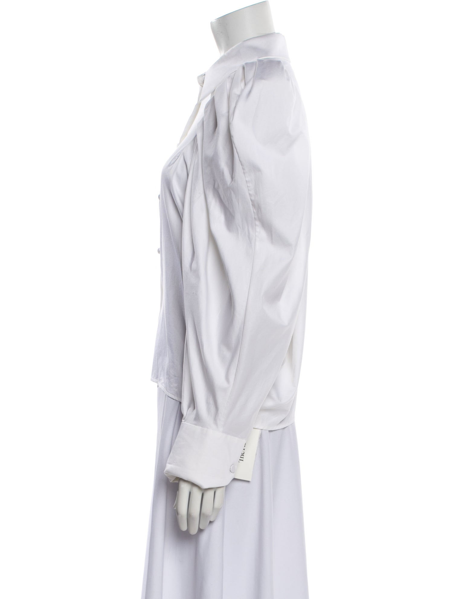 Khaite Long Sleeve Button-Up Top