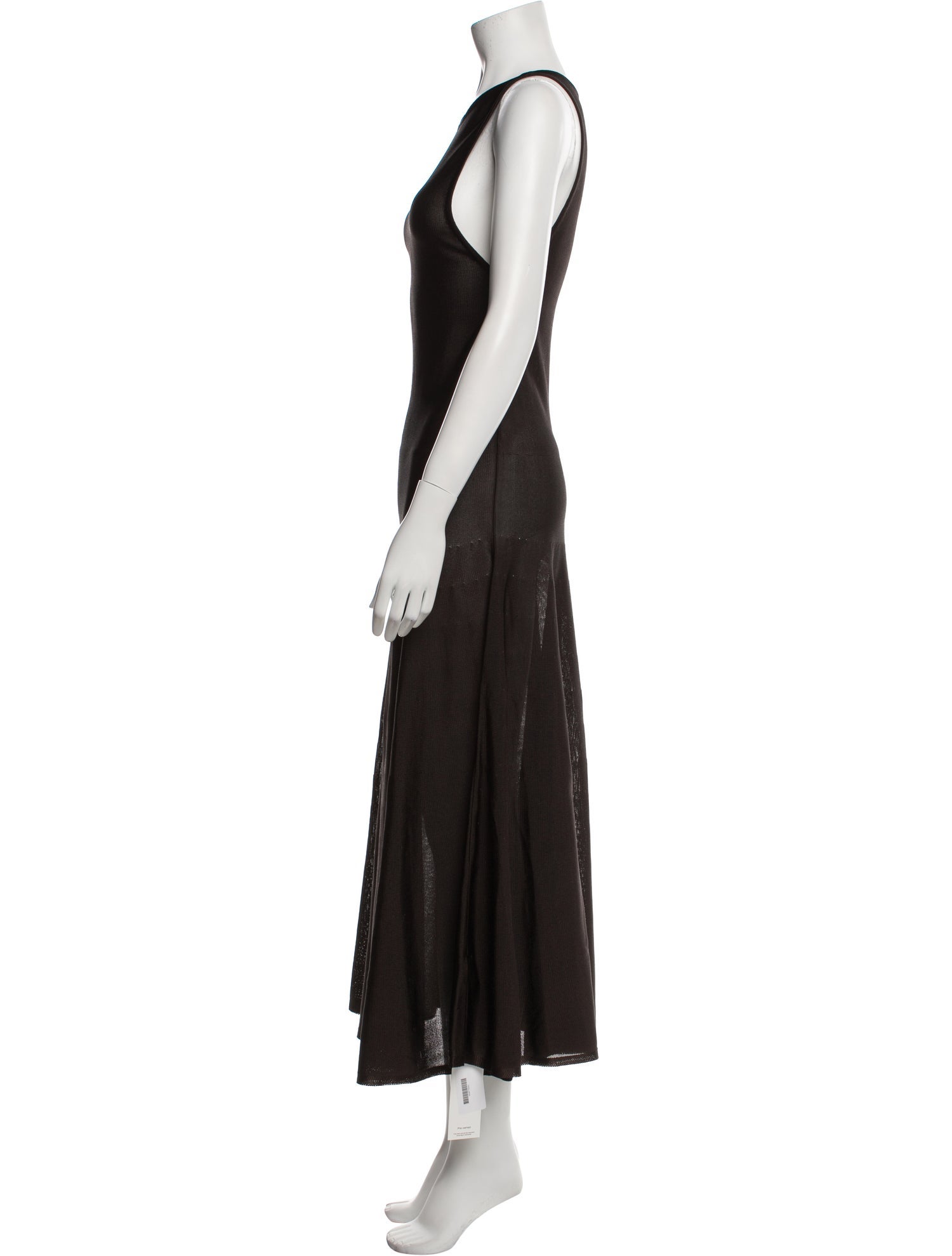 Khaite Scoop Neck Long Dress