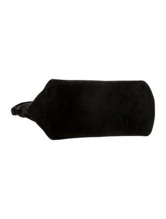 Khaite Suede Top Handle Bag