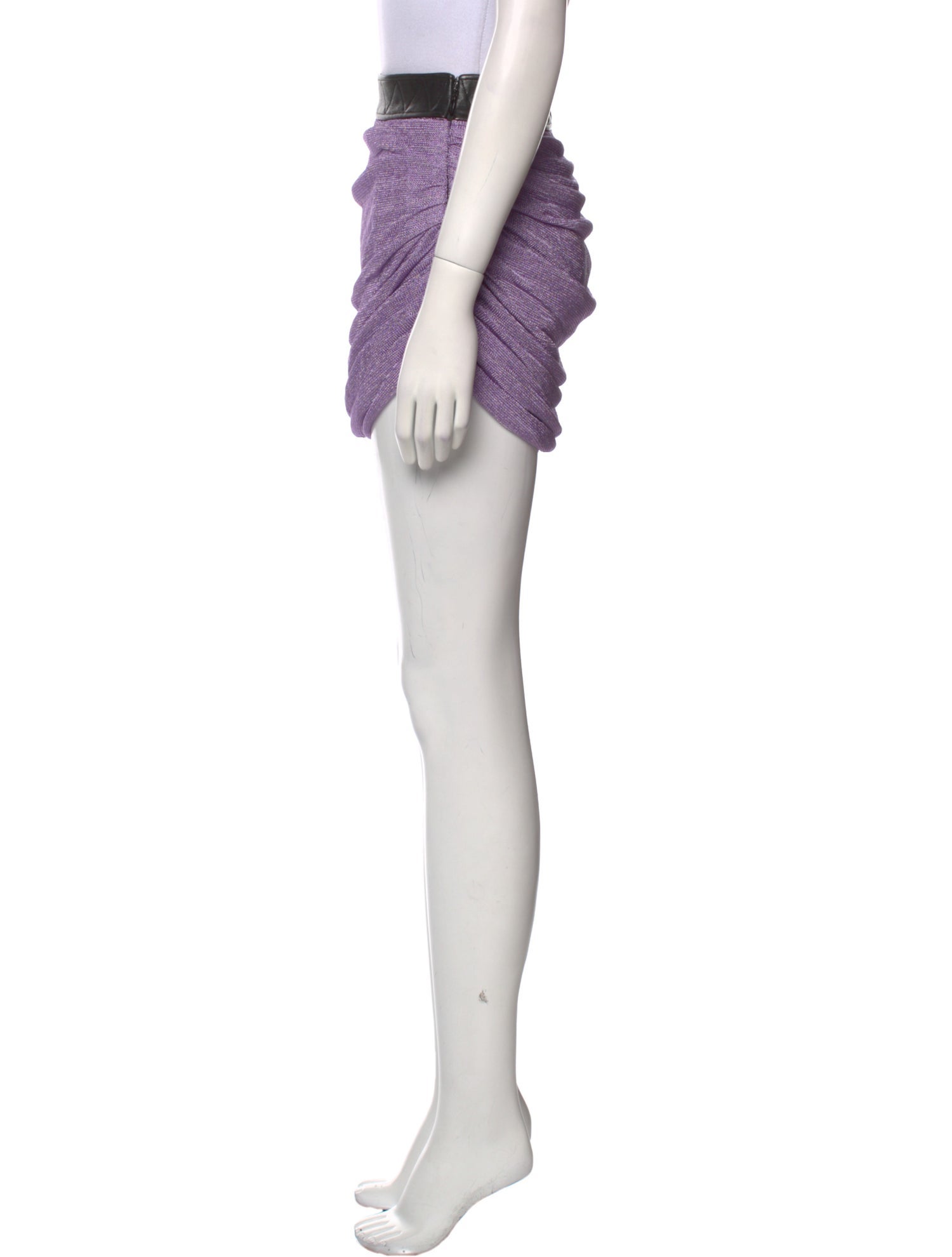 Khaite Ruffle Embellishment Mini Skirt