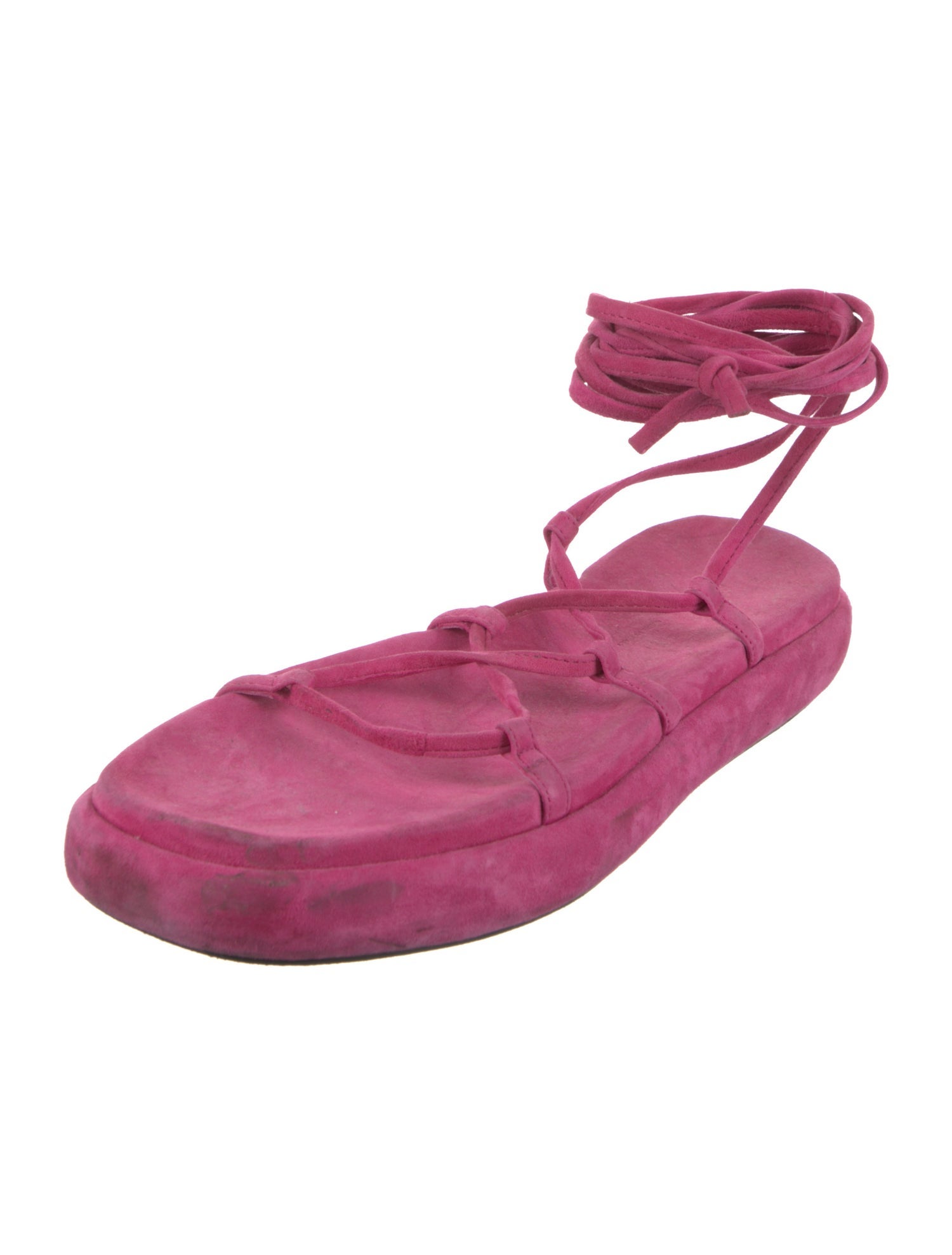 Khaite Suede Gladiator Sandals