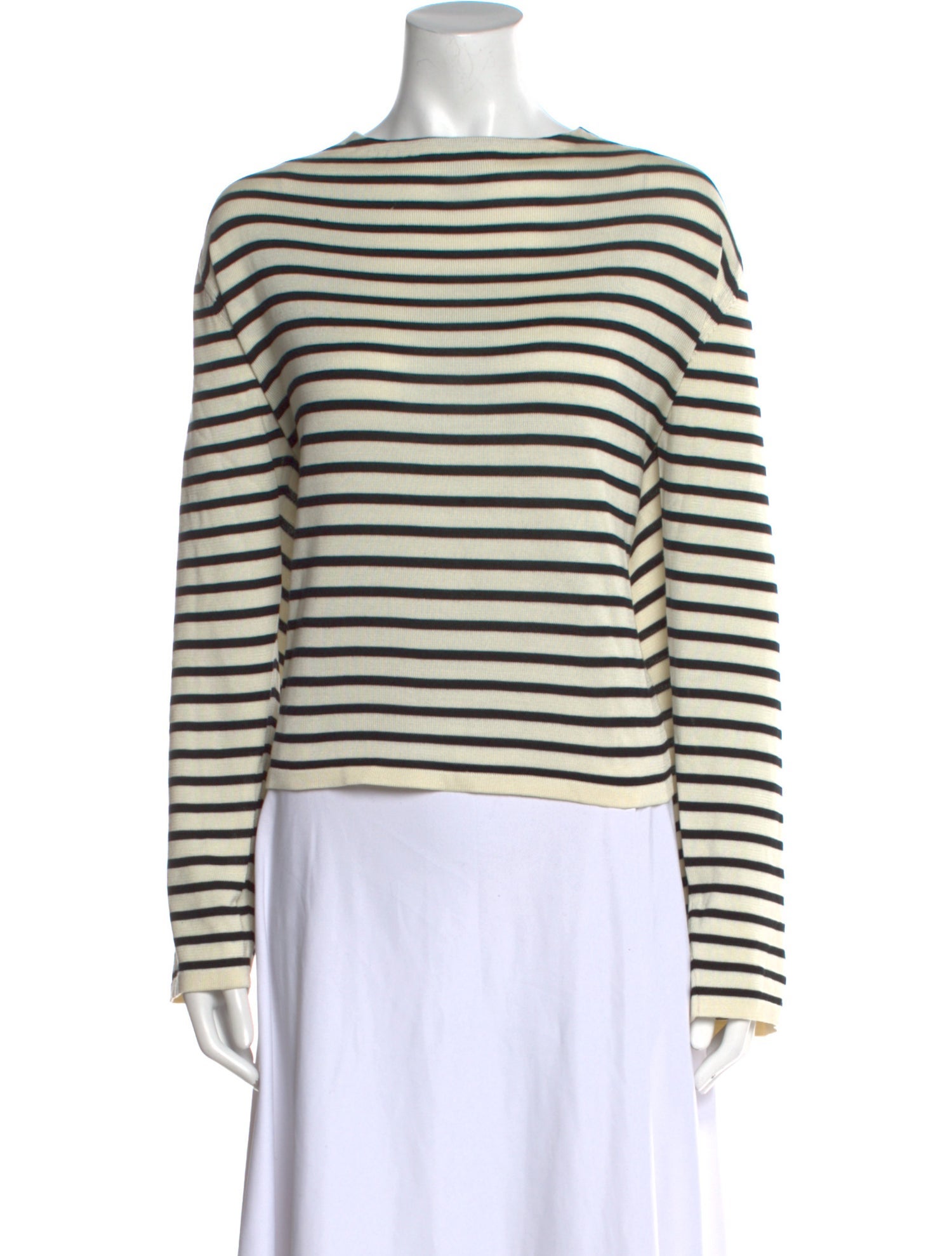Khaite Silk Striped Sweater