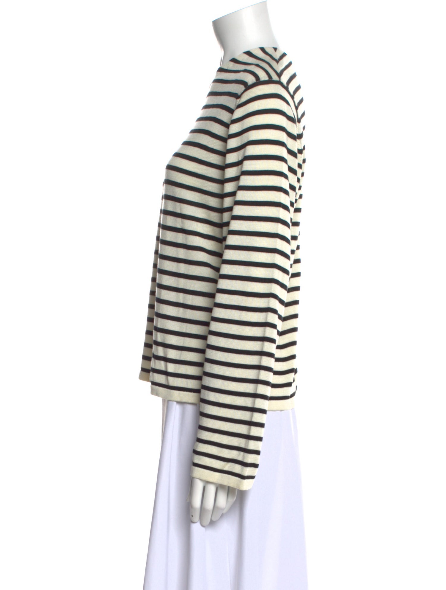 Khaite Silk Striped Sweater