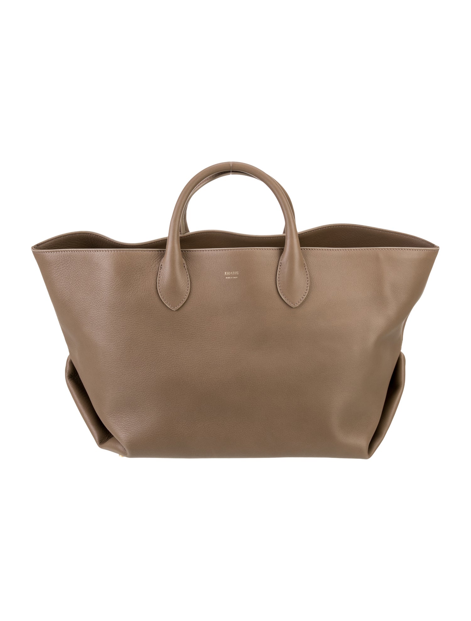 Khaite Leather Top Handle Bag