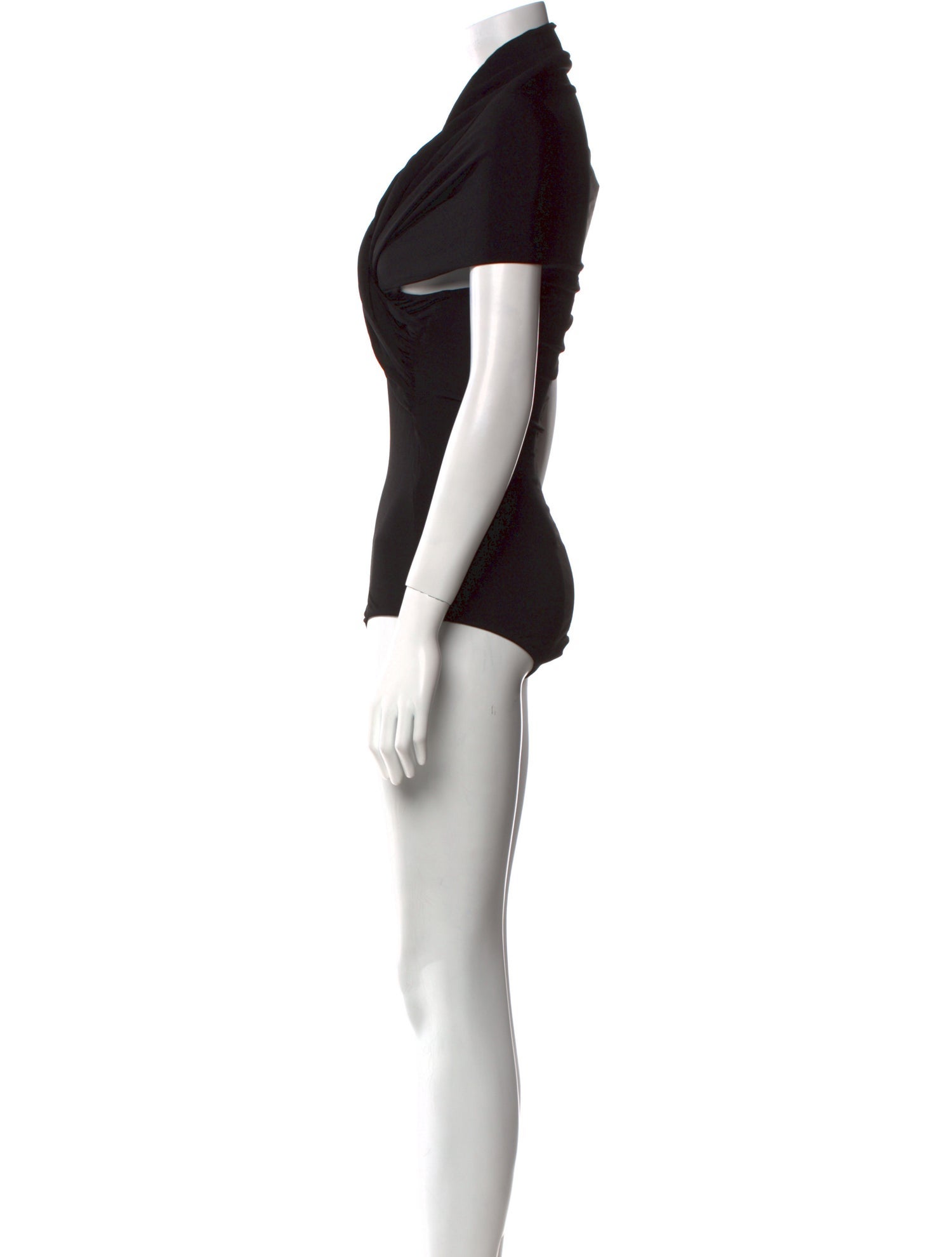 Khaite Cowl Neck Short Sleeve Bodysuit w/ Tags