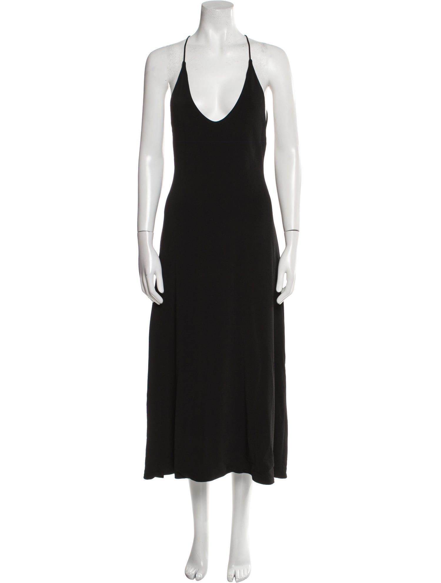 Khaite Scoop Neck Long Dress