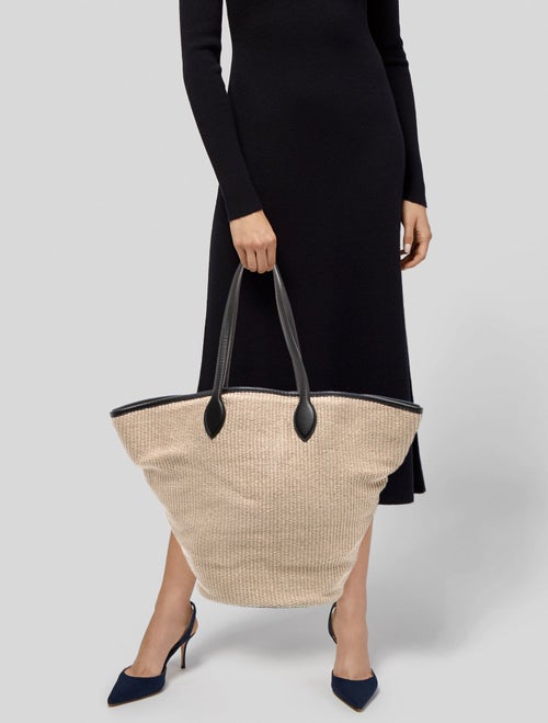 Khaite Raffia Tote