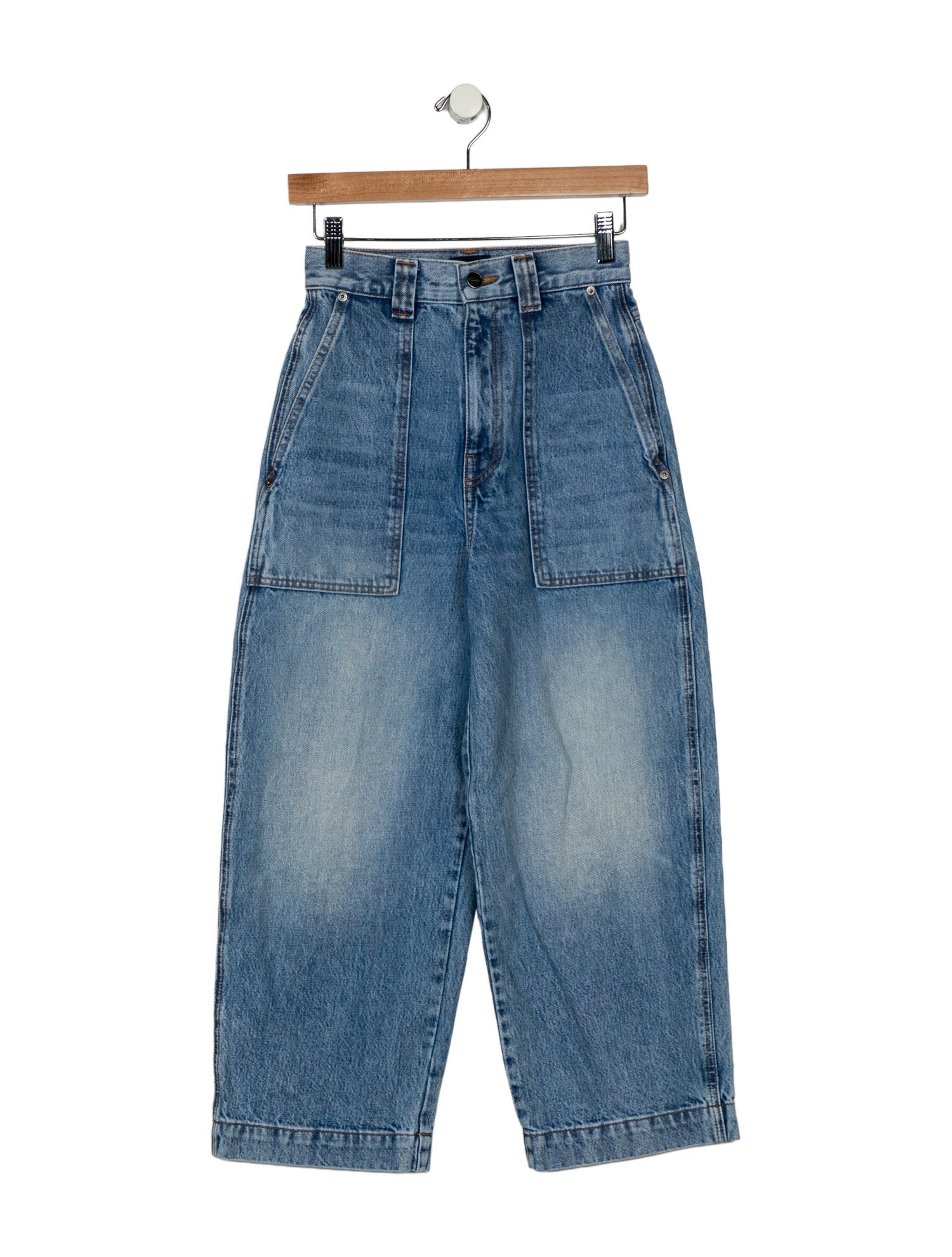 Khaite Hewey Wide Leg Jeans