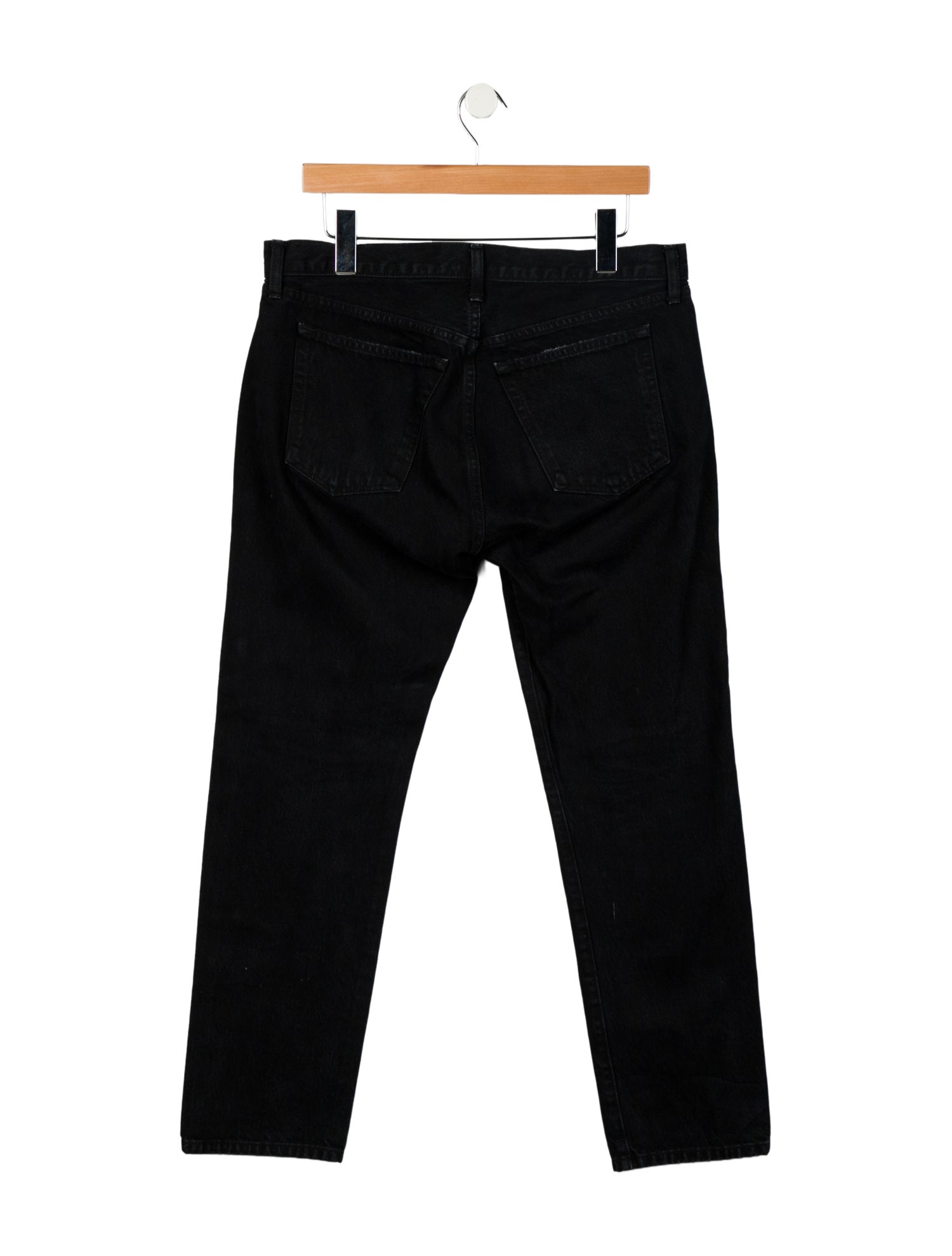 Khaite Mid-Rise Straight Leg Jeans