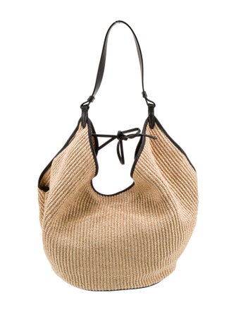 Khaite Raffia Bucket Bag