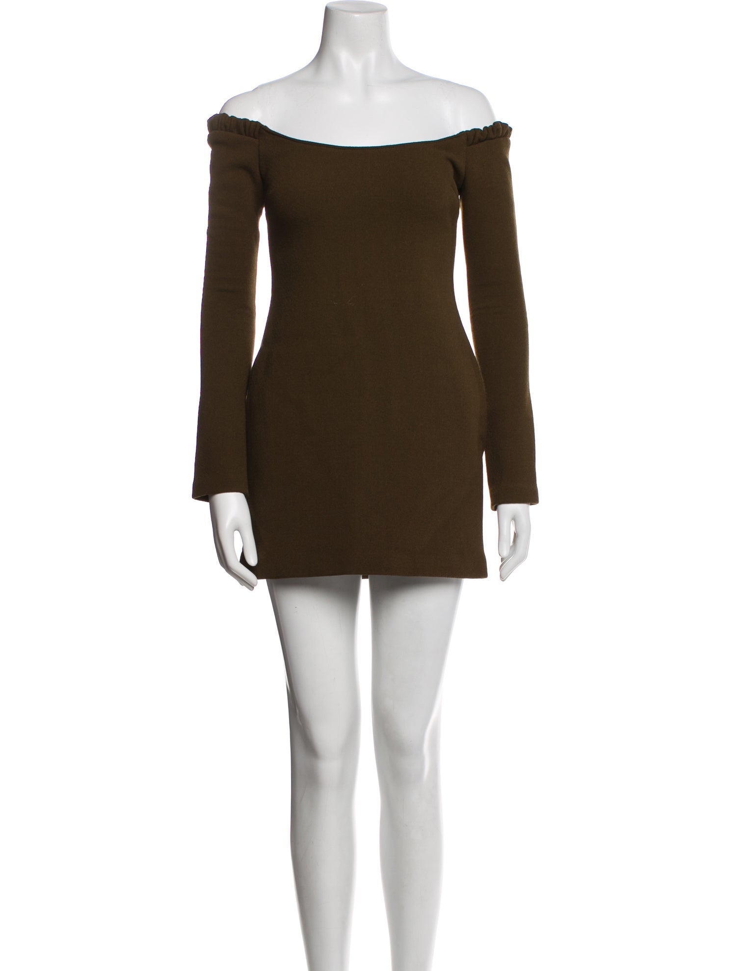 Khaite Virgin Wool Mini Dress