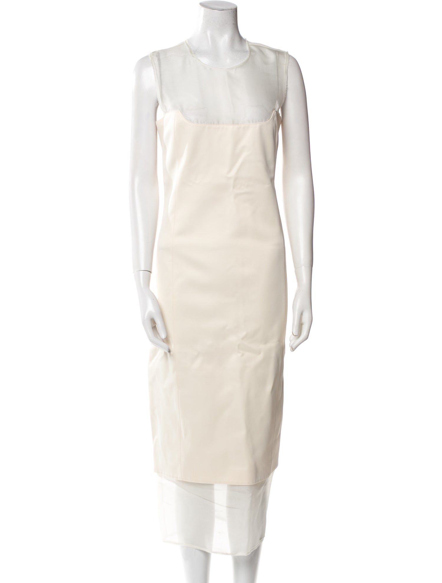 Khaite Scoop Neck Long Dress