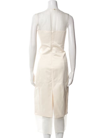 Khaite Scoop Neck Long Dress