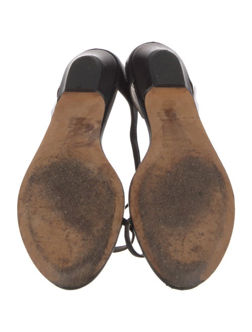 Khaite Leather Slides