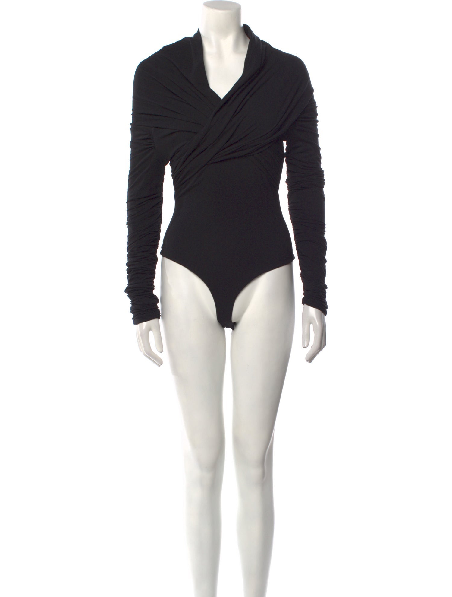 Khaite Cowl Neck Long Sleeve Bodysuit