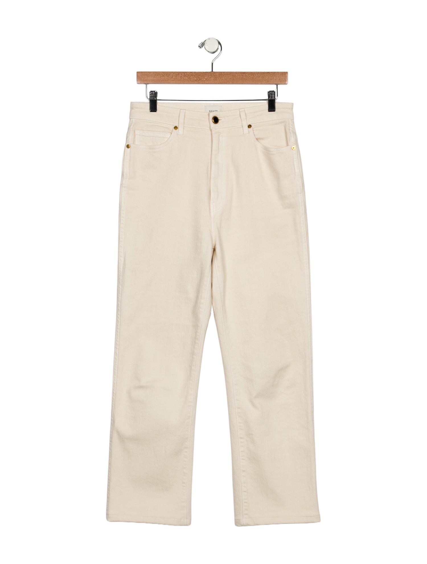 Khaite High-Rise Wide Leg Jeans