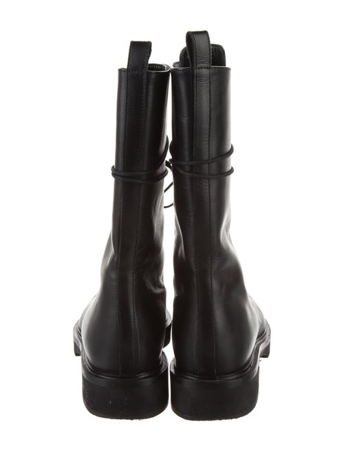 Khaite Leather Combat Boots