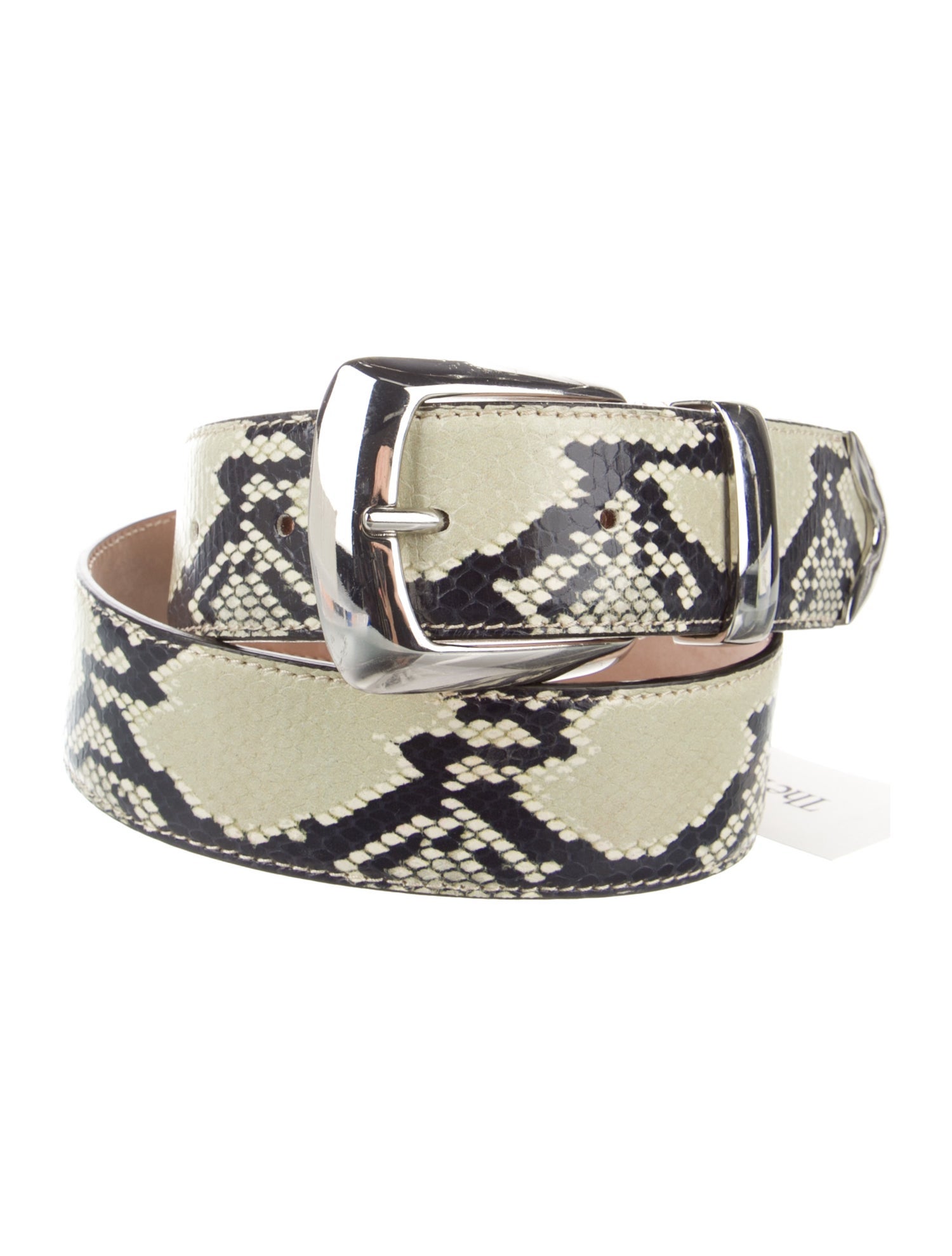 Khaite Embossed Leather Belt