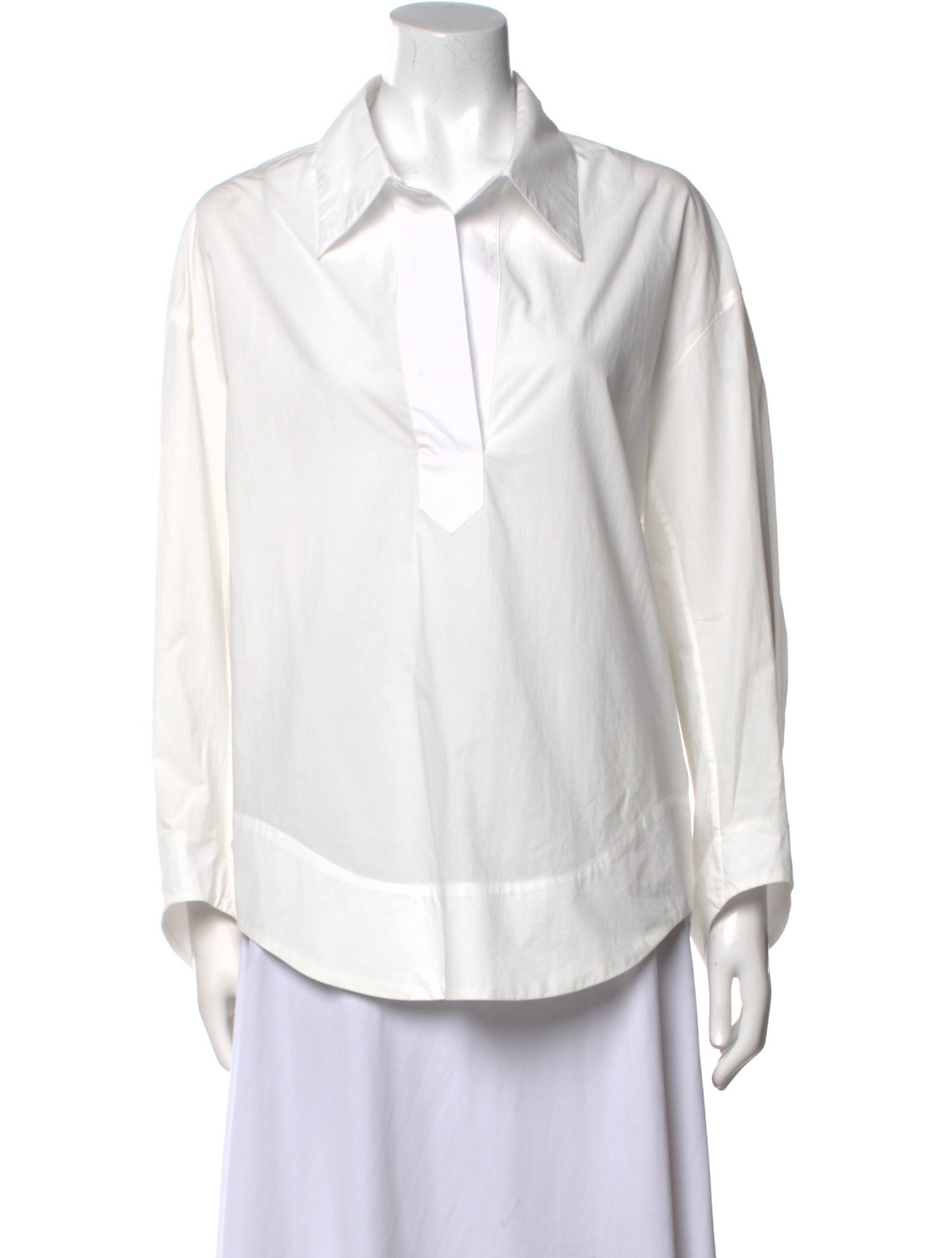 Khaite Long Sleeve Blouse