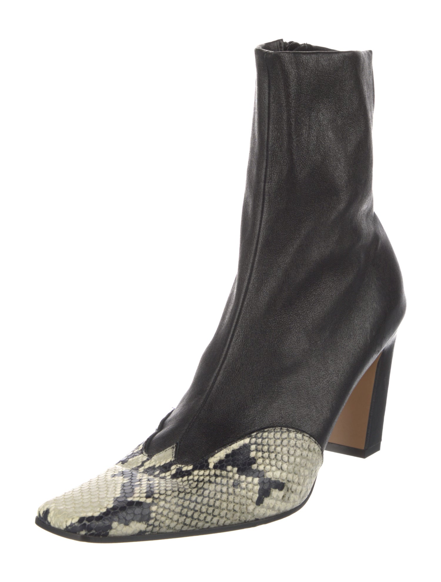 Khaite Leather Sock Boots