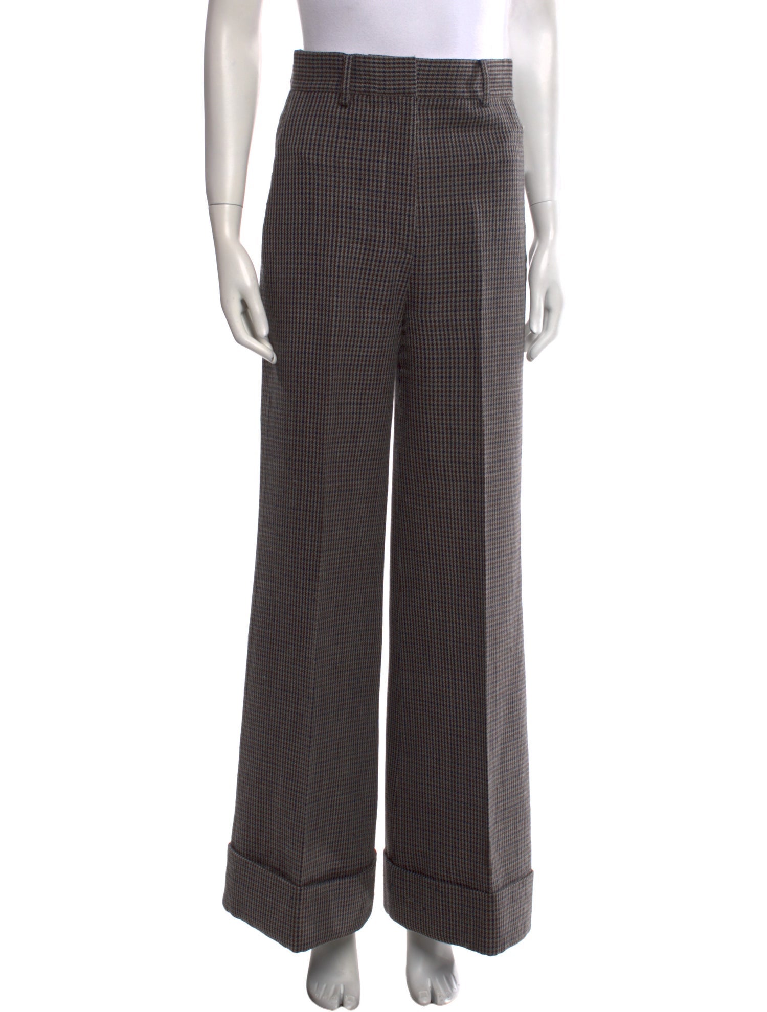 Khaite Wool Wide Leg Pants