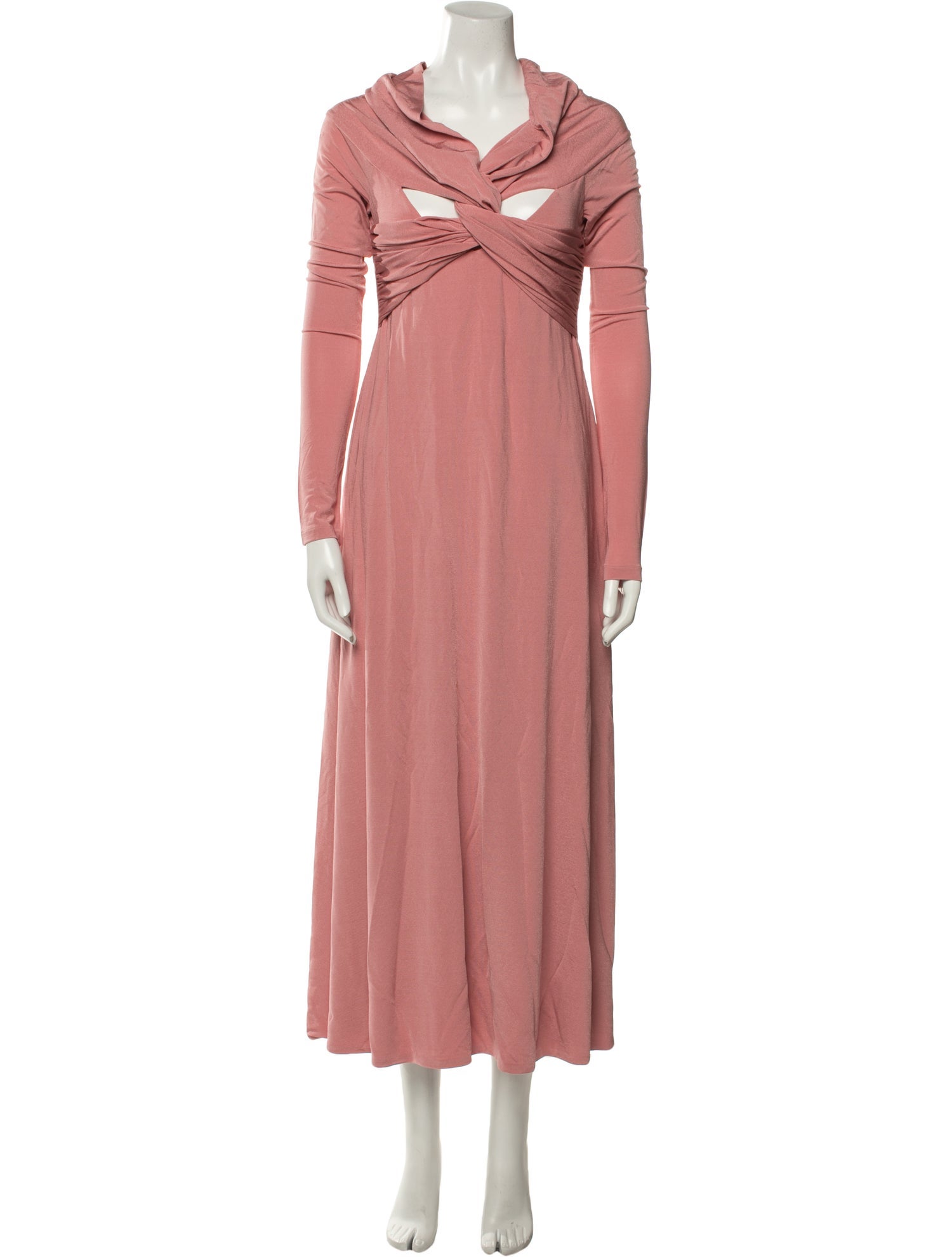 Khaite Cowl Neck Long Dress