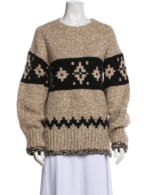 Khaite Cashmere Printed Sweater