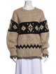 Khaite Cashmere Printed Sweater